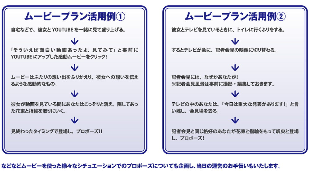 ムービー活用プラン例
